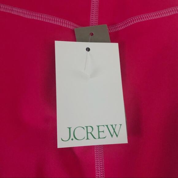 J. Crew Cloud Stretch High Rise Leggings in Wild Hibiscus NEW - Picture 2 of 5